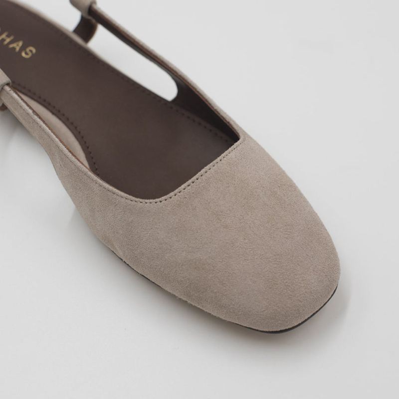 Grey Alohas Holly Women's Ballet Flats | TLZHM5348