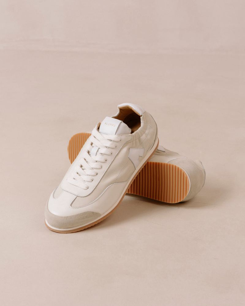 Grey Alohas Tb.70 Leather Women's Sneakers | KSYRP1378