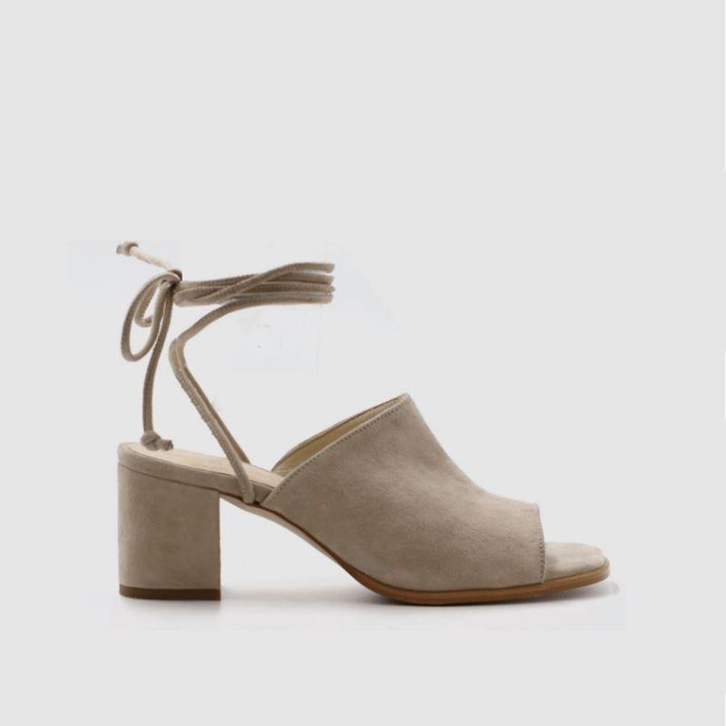 Light Grey Alohas Jolie Women's Mules | NSXAP1068