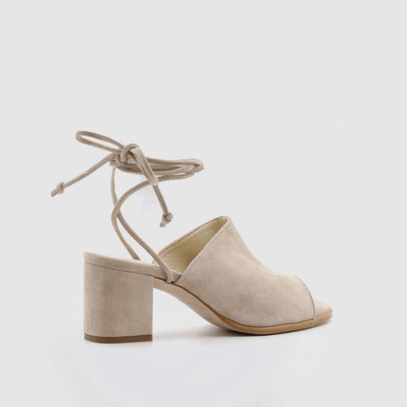 Light Grey Alohas Jolie Women's Mules | NSXAP1068