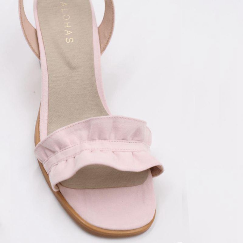 Pink Alohas Alohas X Ellie Bullen Women's Heels | DHMQI9783