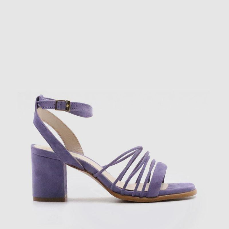 Purple Alohas Carolina Women's Heels | XSWJA3642