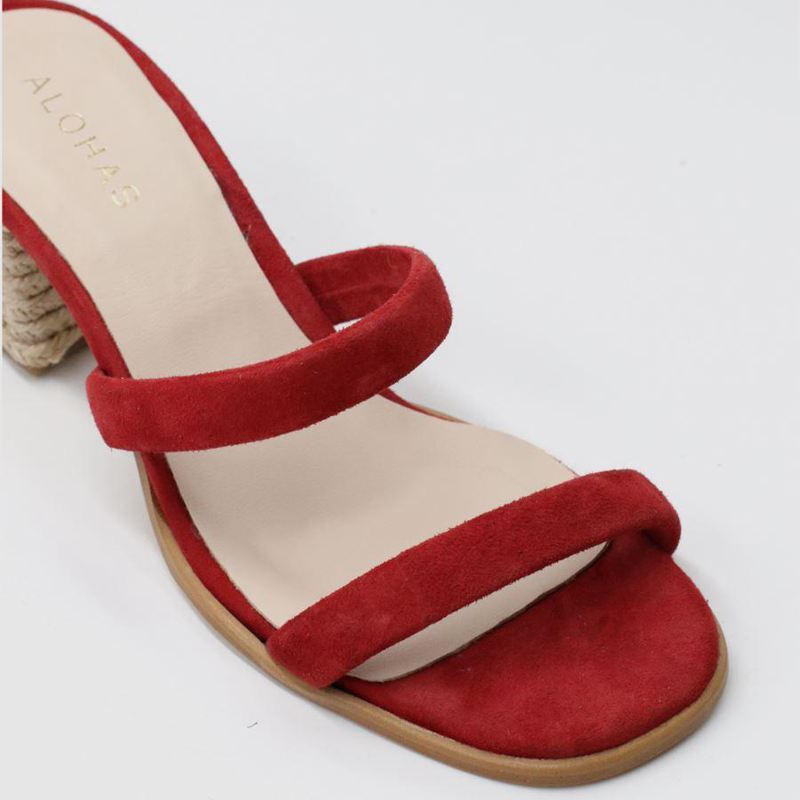 Red Alohas Laura Women's Heels | VTEPZ6537