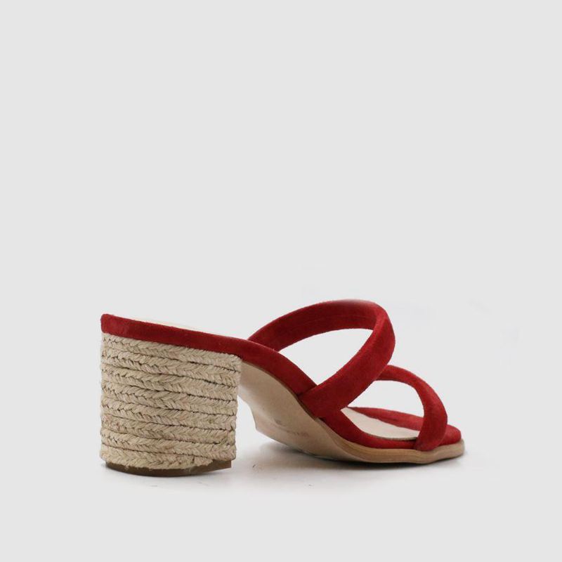 Red Alohas Laura Women's Heels | VTEPZ6537