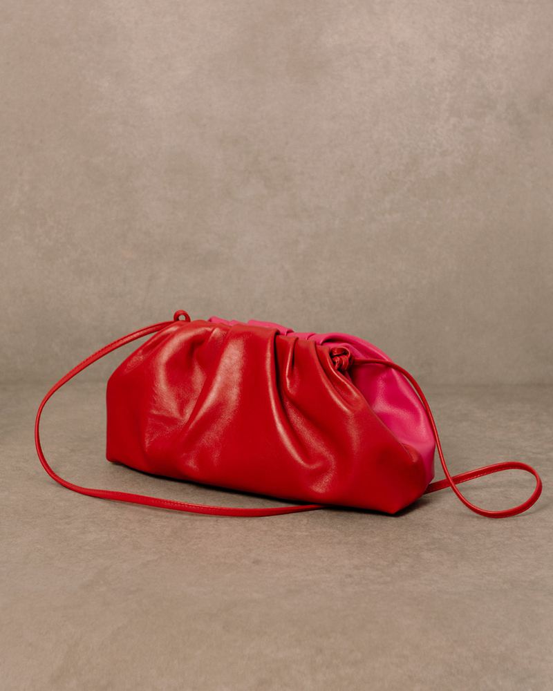 Red Alohas The D Leather Women's Bags | QOHGB7354