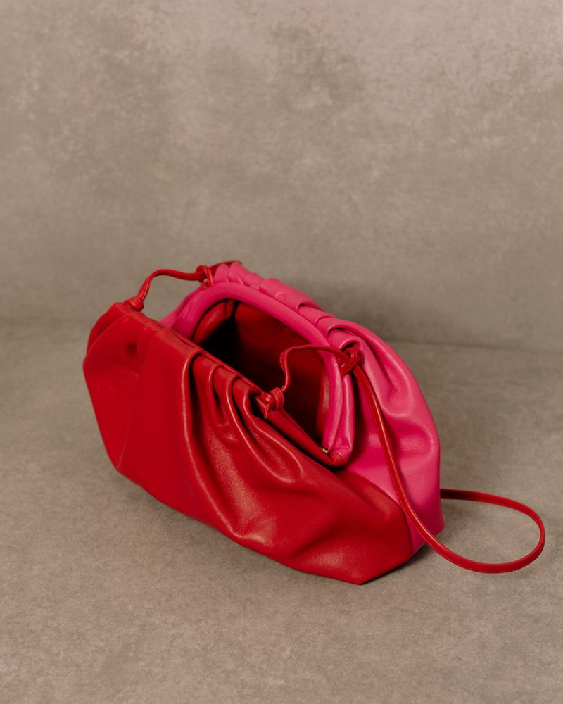 Red Alohas The D Leather Women's Bags | QOHGB7354