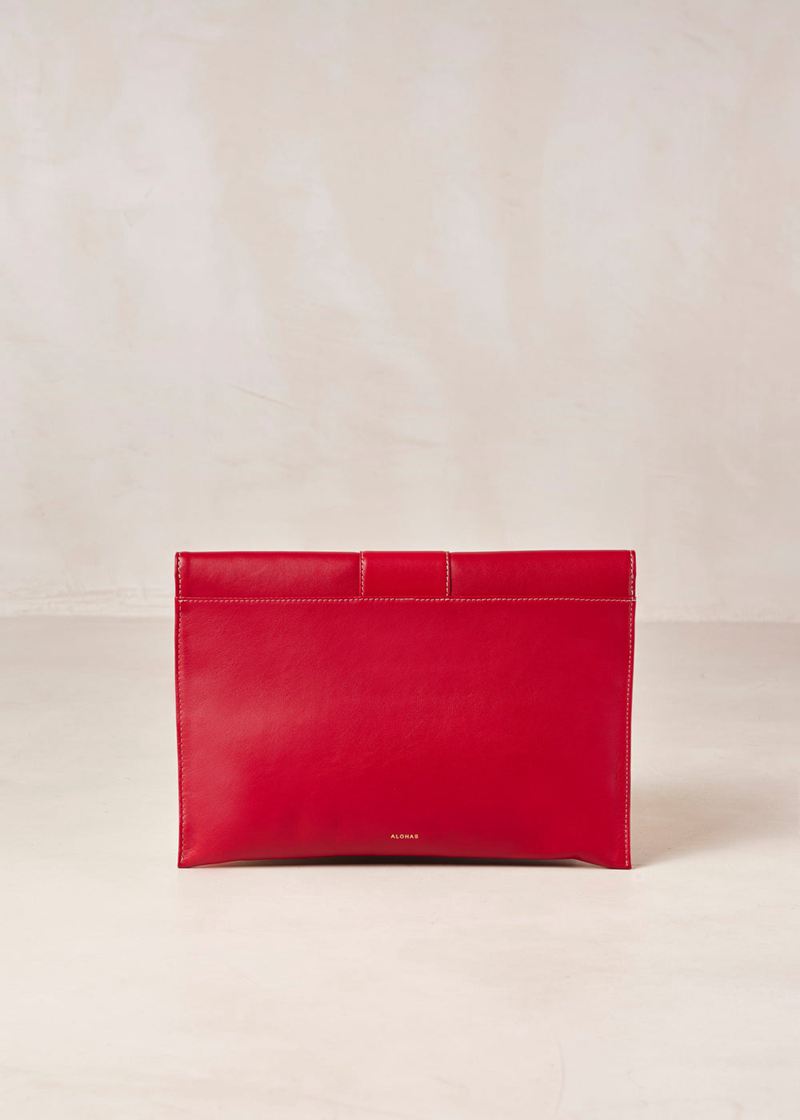 Red Alohas The E Leather Women's Bags | SDJEU2740