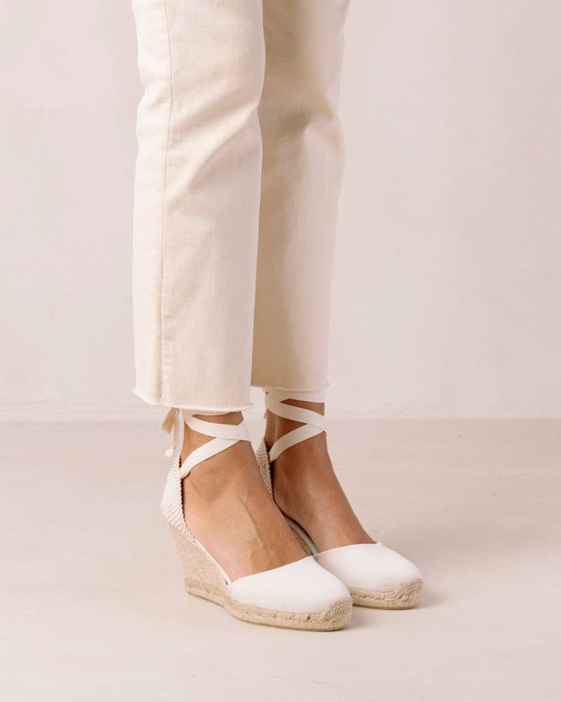 White Alohas Clara By Day Women's Espadrilles | KDVNS9630