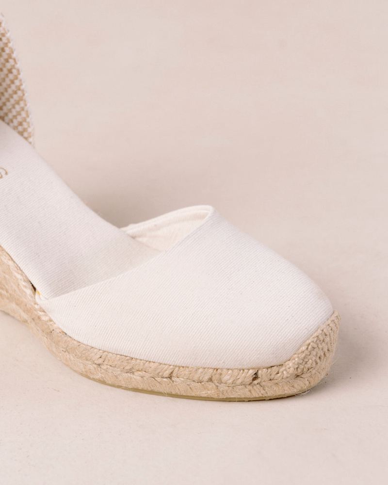 White Alohas Clara By Day Women's Espadrilles | KDVNS9630