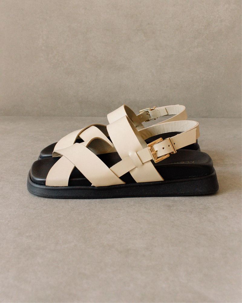 White Alohas Flame Women's Sandals | WJLNF1698