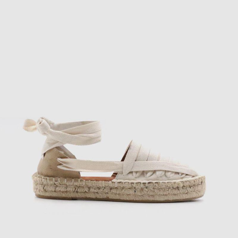 White Alohas Jakarta Women's Espadrilles | YUJHR2403