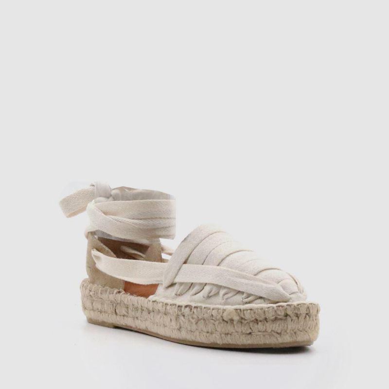 White Alohas Jakarta Women's Espadrilles | YUJHR2403