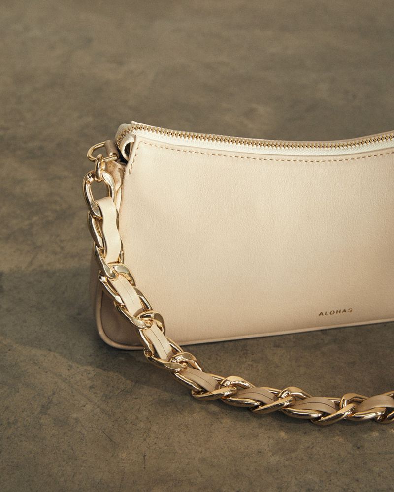 White Alohas The S Leather Women's Bags | ZWMEU6327