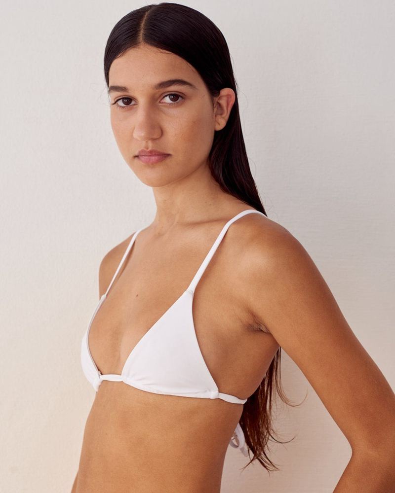 White Alohas The (Un)tie Me Triangle Top Women's Swimwear | POSIU3641