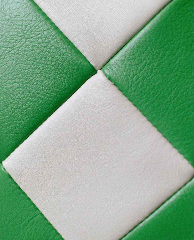 White/Green Alohas The A Scacchi Leather Women's Bags | XSTCQ8049