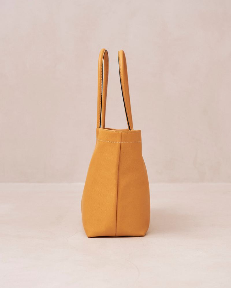 Yellow Alohas The F Leather Women's Bags | GUHYX2451